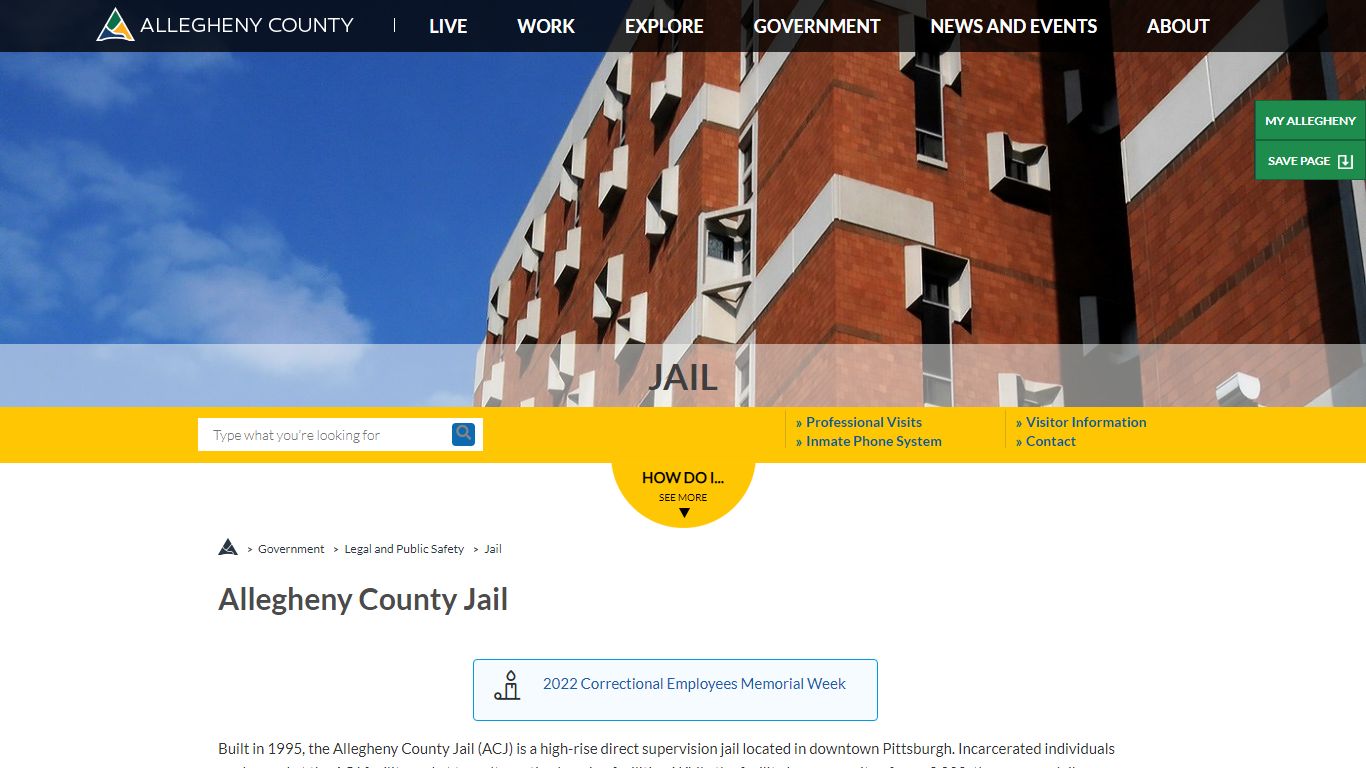 Allegheny County Jail